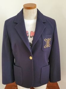 Vintage Celine Wool + Cashmere Blazer Jacket - Size 38